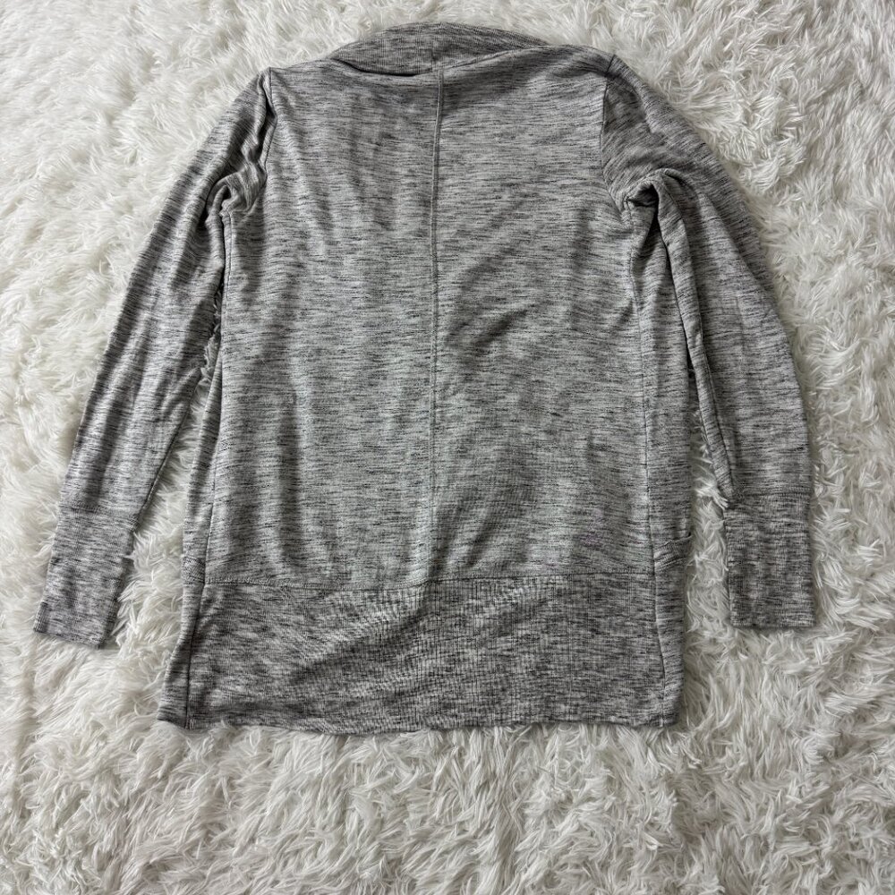 🌿Like New! ATHLETA Pranayama Wrap Cardigan XS Petite – Marl Grey - Picture 7 of 12